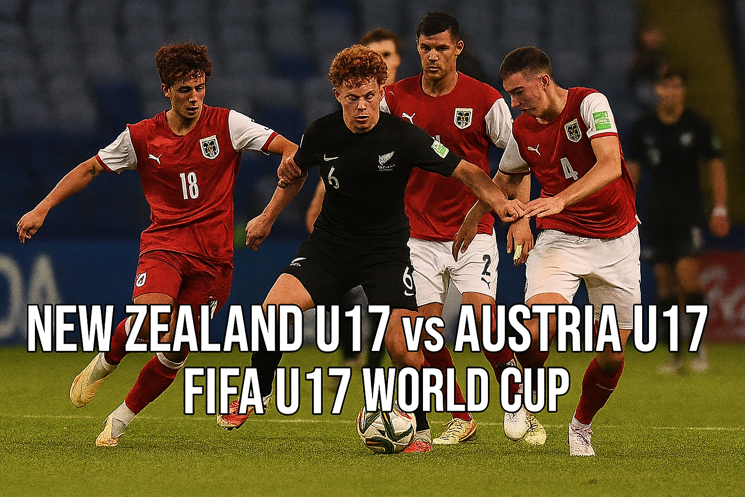 Duel Seru FIFA U17 World Cup New Zealand U17 vs Austria U17 Hanya di Jalali...