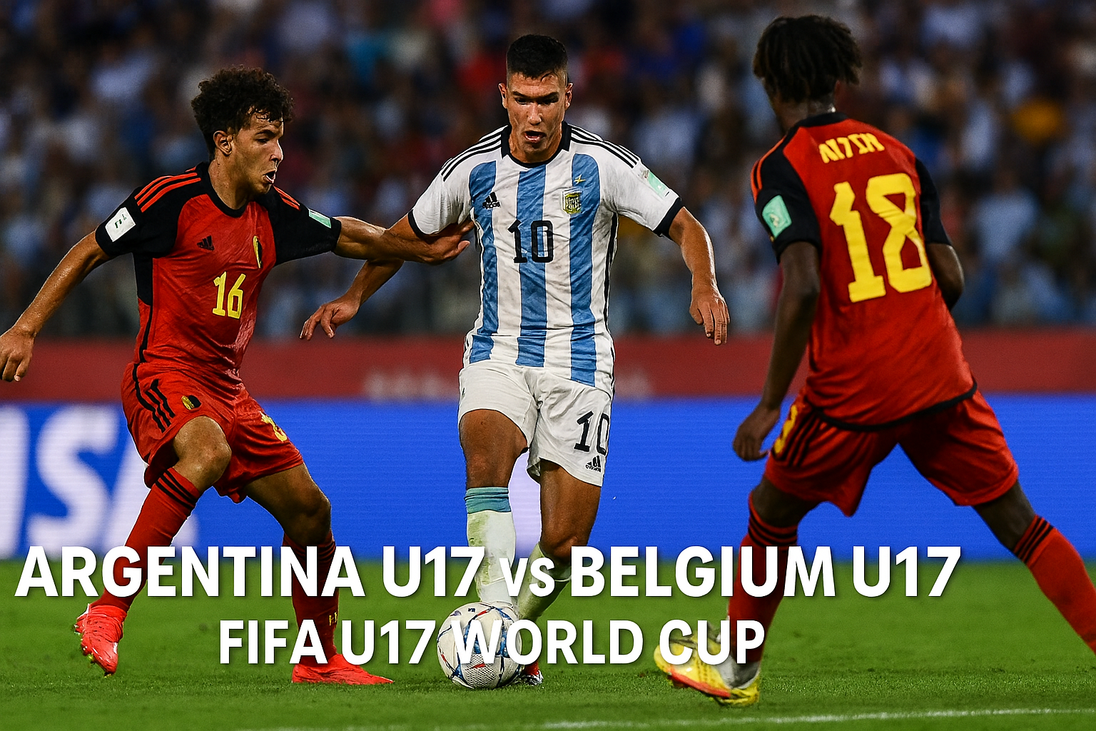 Highlight dan Live Score Argentina U17 vs Belgium U17 di Jalalive 21.45 WIB - Duel Seru di Panggung Global