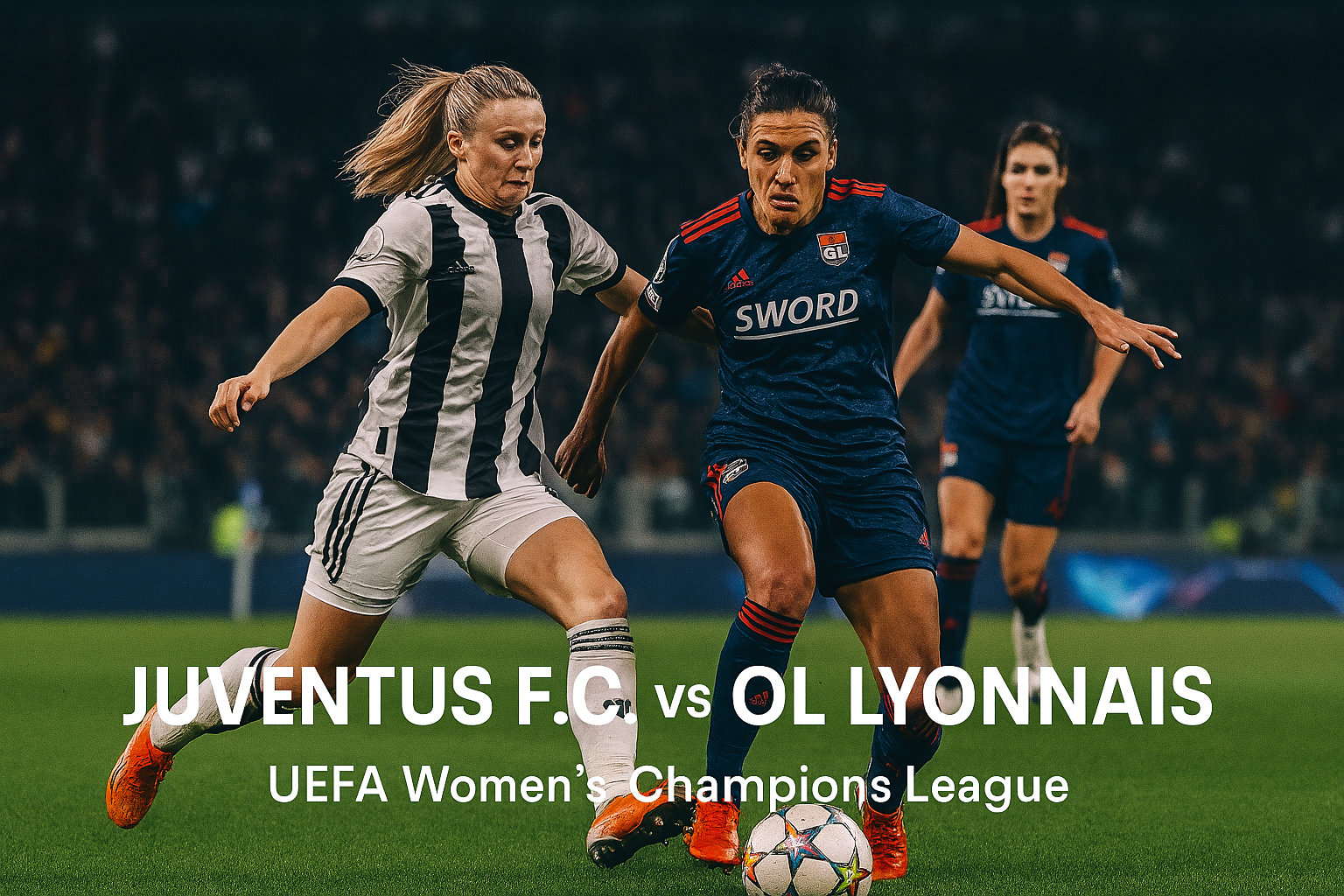 Keseruan Pertarungan Juventus F.C. vs OL Lyonnes UEFA Women’s Champions Lea...