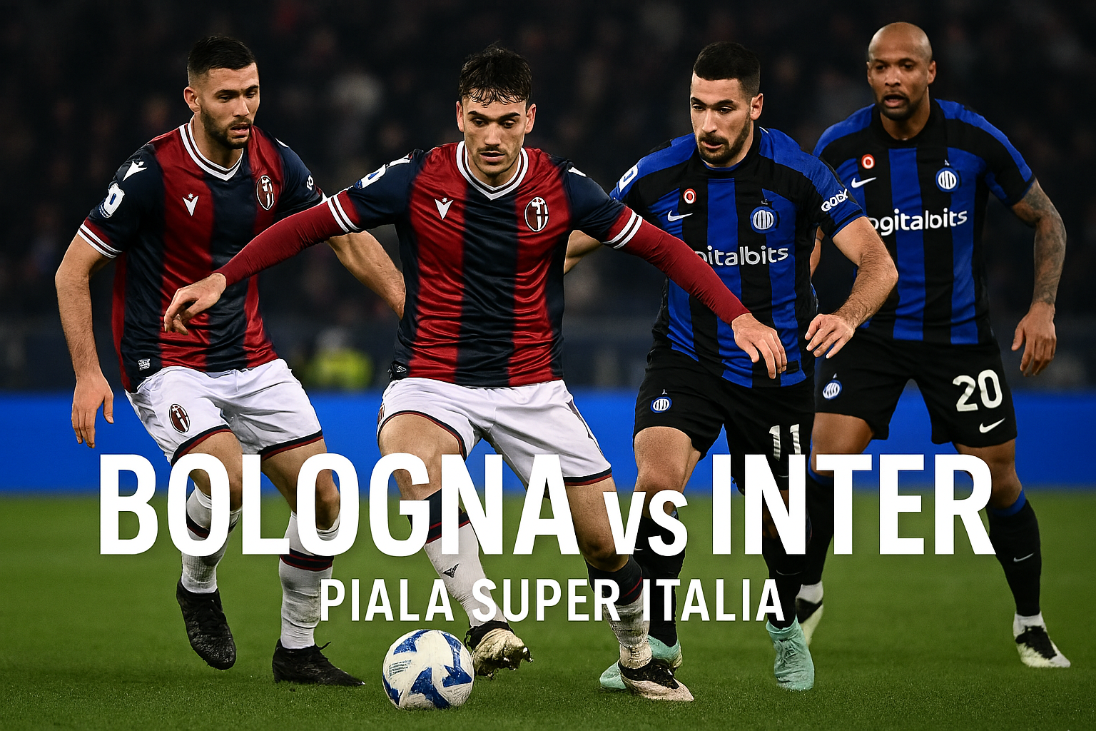 Bologna vs Inter Siap Bentrok di Piala Super Italia via Jalalive - Pertandingan yang Dinantikan Penggemar Serie A