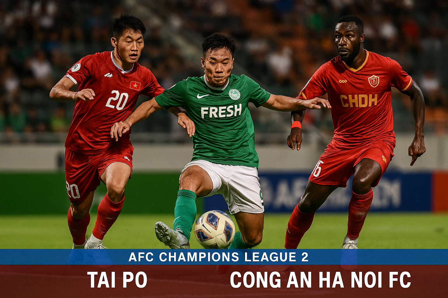 Pertarungan Seru Tai Po vs Cong An Ha Noi FC – Adu Serangan Balik! Nonton d...