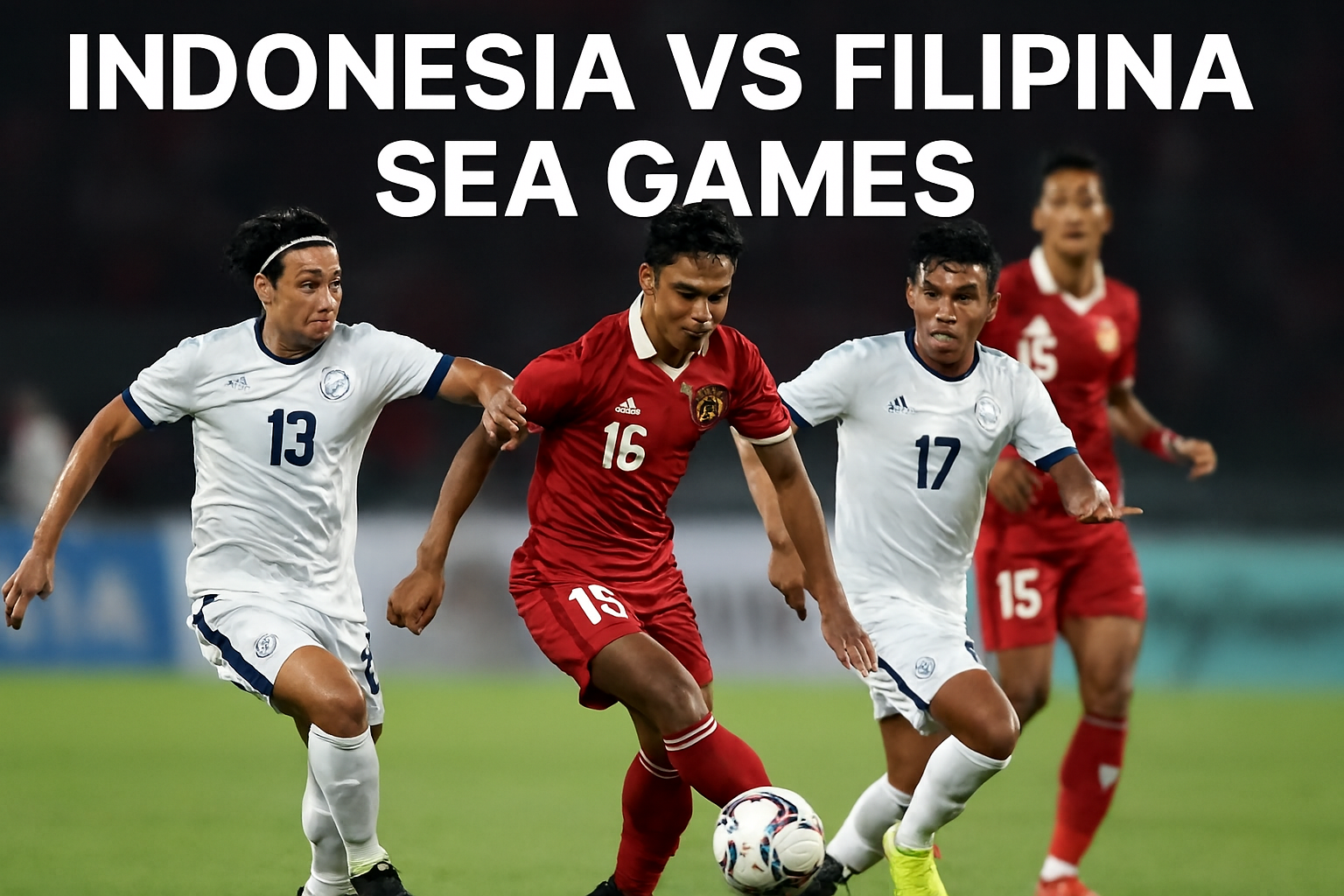 Seru dan Mendebarkan! Live Indonesia vs Filipina SEA Games Sore Ini 18.00 WIB dari Jalalive