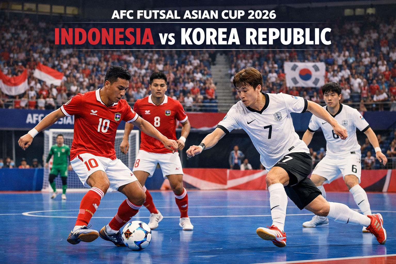 Indonesia Futsal vs Korea Republic AFC Futsal Asian Cup 2026 Tayang Malam Ini di Jalalive - Duel Panas di Tengah Harapan Penggemar Futsal Asia