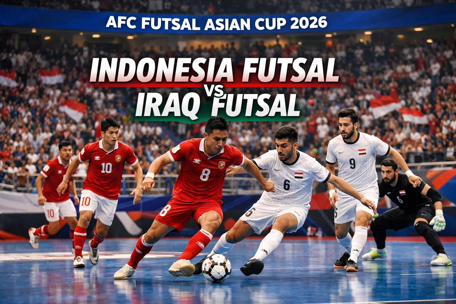 Jalalive Live Indonesia Futsal vs Iraq AFC 2026 - Duel Sengit Asia Barat dan Tenggara yang Mengguncang Dunia Futsal