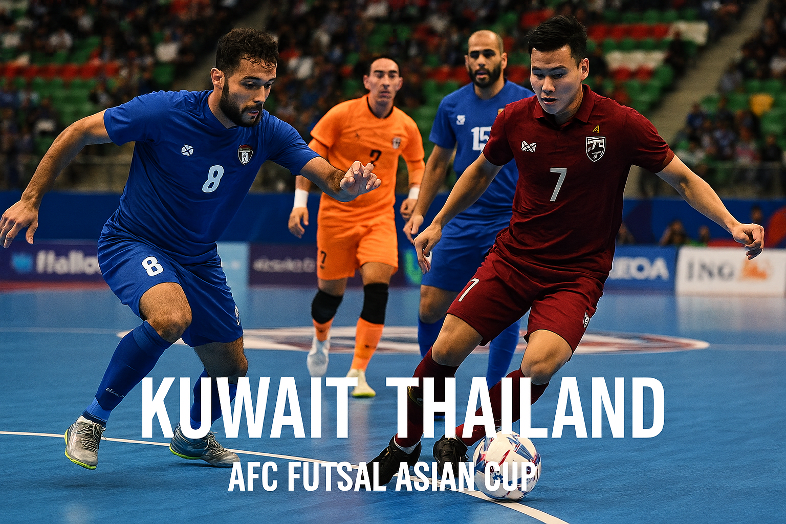 Jalalive Menghadirkan Aksi Seru Kuwait vs Thailand AFC Futsal Asian Cup Hari Ini - Duel Panas di Lapangan Tak Kalah Menarik