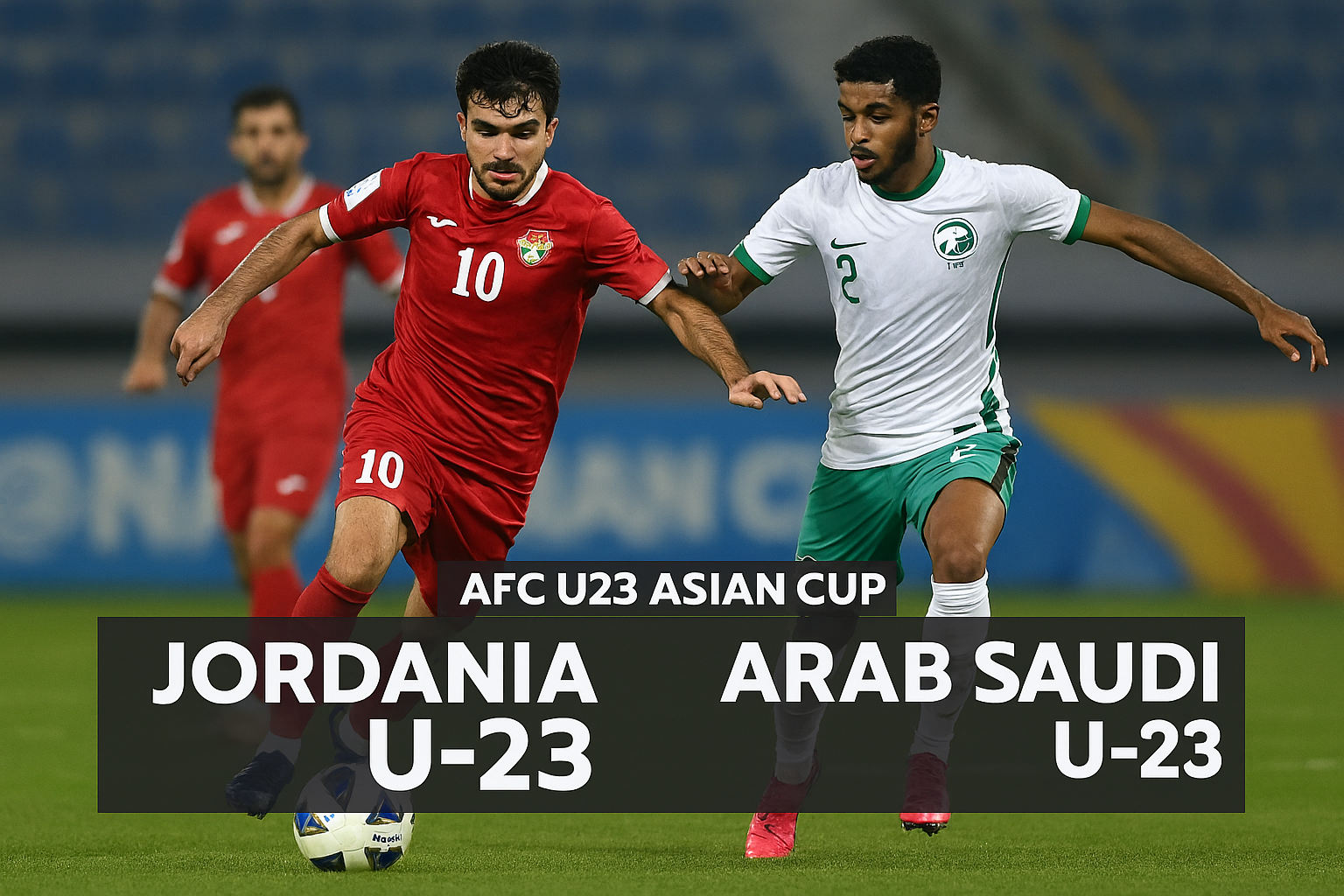 Jalalive : Piala AFC U-23 Malam Ini Yordania U-23 vs Arab Saudi U-23 Jadi Duel Penentuan - Pertempuran Sunnah dan Tekad untuk Melaju ke Final