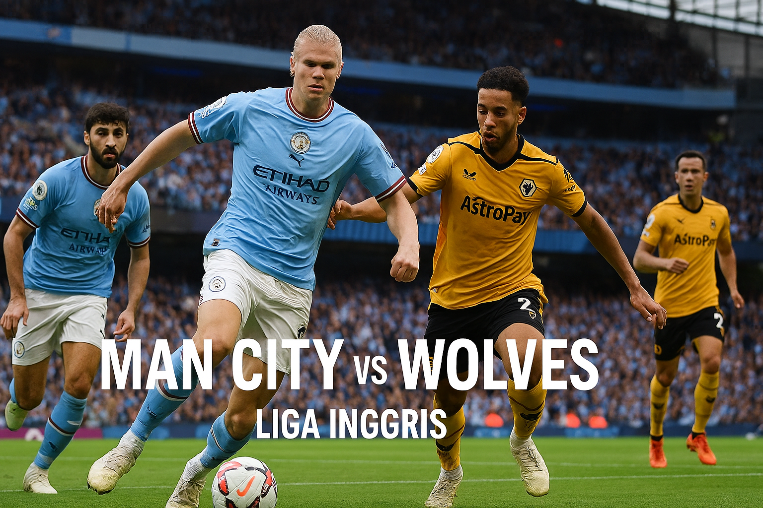 Man City vs Wolves Liga Inggris Pukul 22.00 WIB: Duel Penentu Momentum dan Tekanan Klasemen – Jalalive