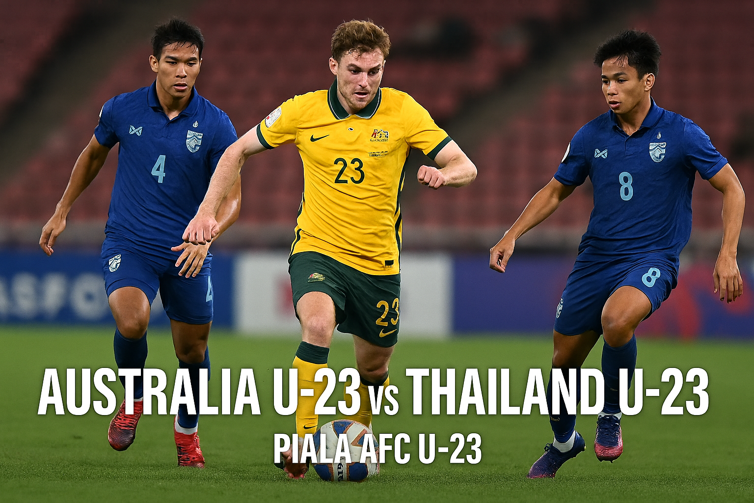 Piala AFC U-23 Sore Ini Australia U-23 vs Thailand U-23, Saksikan di Jalalive!