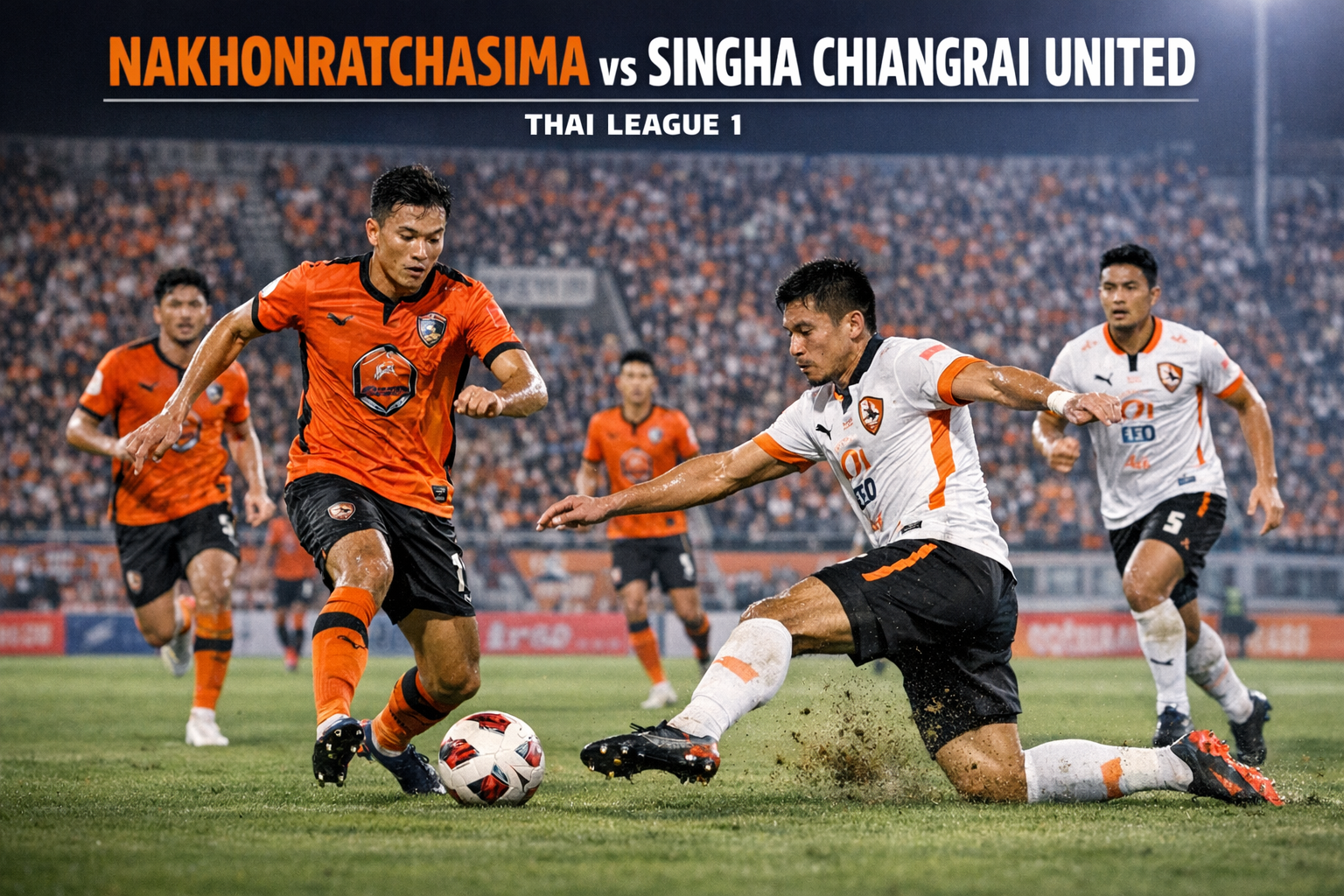 Duel Penting Liga Thailand Nakhonratchasima vs Singha Chiangrai United Malam Ini Jam 19.00 WIB Versi Jalalive - Pertempuran Sengit yang Memikat Pecinta Sepak Bola Thailand
