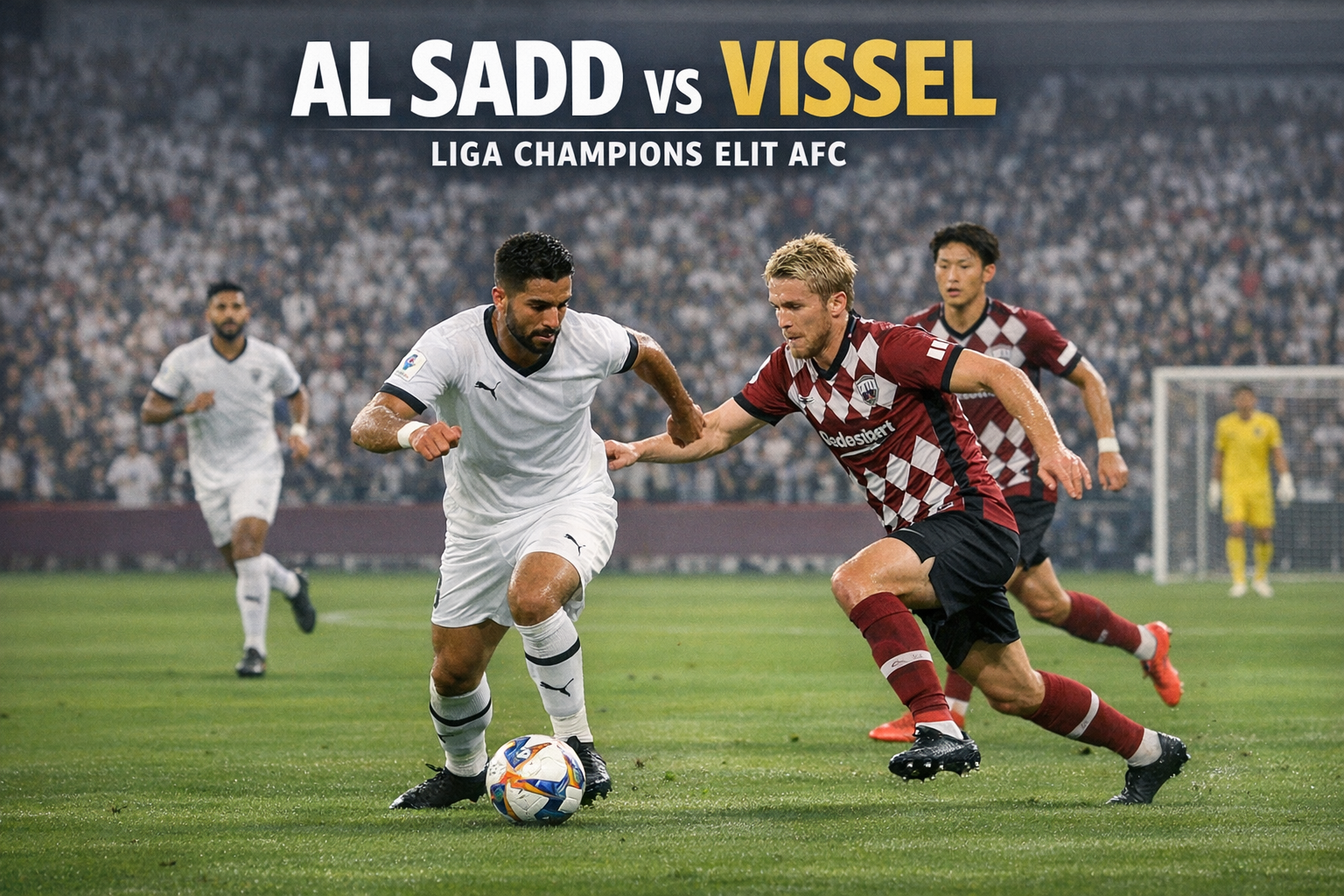 Al Sadd vs Vissel Kobe Malam Ini Jam 23.15 WIB Jadi Sorotan Utama Liga Champions Elit AFC di Jalalive - Duel Seru Antara Dua Raksasa Asia Tengah Malam Ini