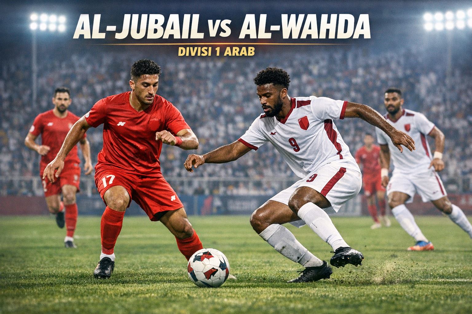 Big Match Al-Jubail vs Al-Wahda Divisi 1 Arab Malam Ini Pukul 22.45 WIB Dibahas Detail oleh Jalalive