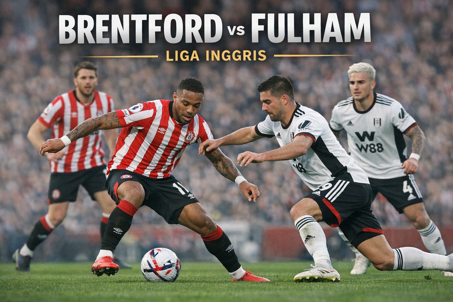 Brentford vs Fulham Liga Inggris 18.30 WIB Sore Ini Live Streaming Lancar di Jalalive