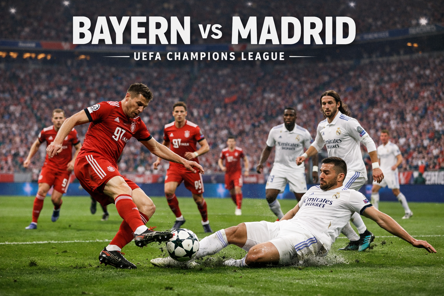 Duel Epik Bayern vs Real Madrid Liga Champions UEFA Dini Hari Ini Pukul 02.00 WIB Live Streaming Jalalive Gratis - Saksikan Perjuangan Kedua Tim di Laga Sangat Mendebarkan