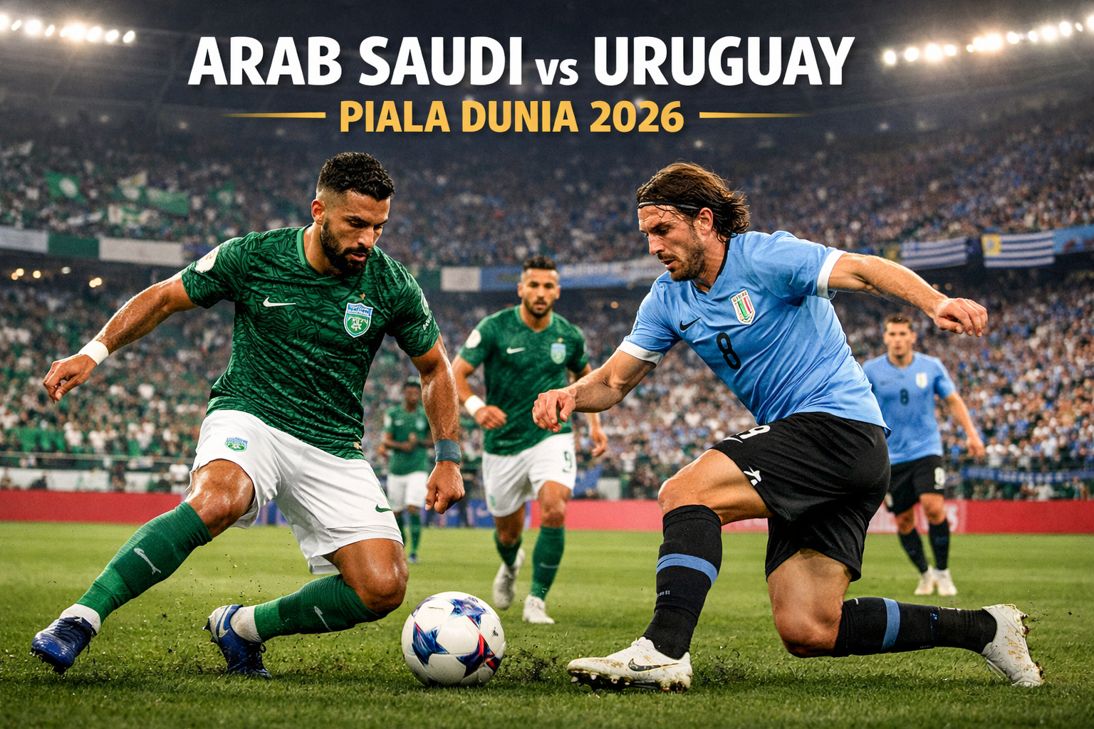 Jadikan Awal Hari Lebih Seru Bersama Arab Saudi vs Uruguay Piala Dunia 2026 di JalaLive!
