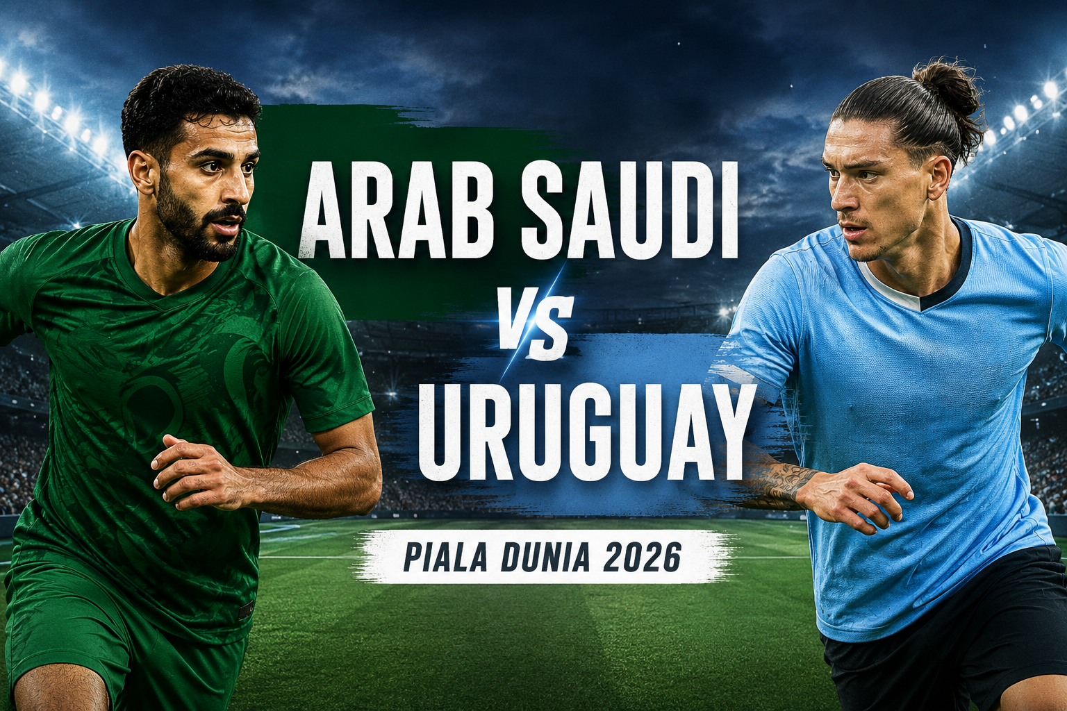 Jalalive Update Piala Dunia 2026: Arab Saudi vs Uruguay Berakhir Imbang 1-1