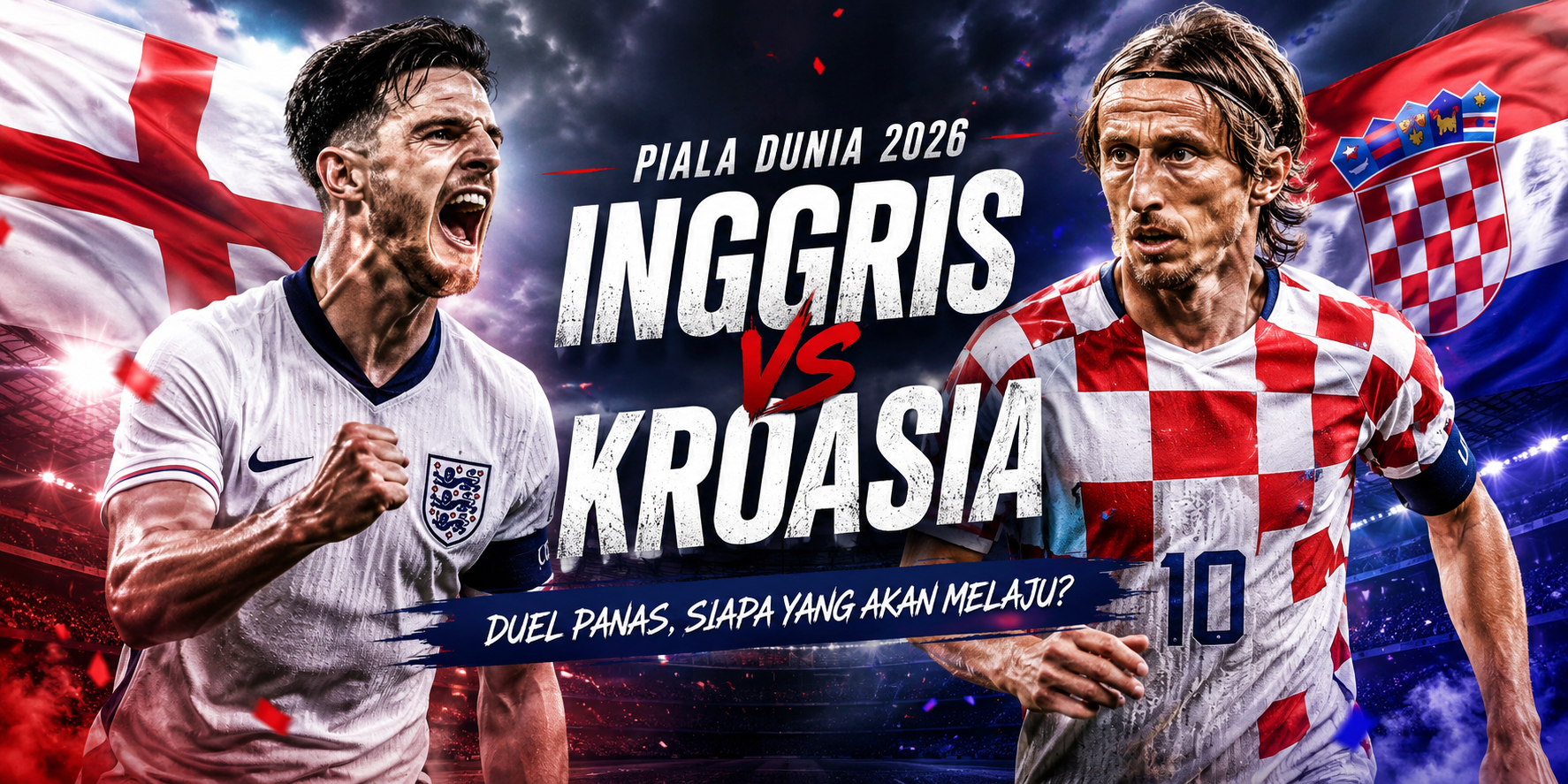 Streaming Seru Inggris vs Kroasia Dini Hari Ini Piala Dunia 2026 Jam 03.00 WIB Eksklusif di Jalalive